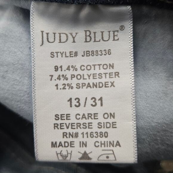Judy Blue Jeans Skinny Fit Dark Blue Size 13/31 - Picture 7 of 7
